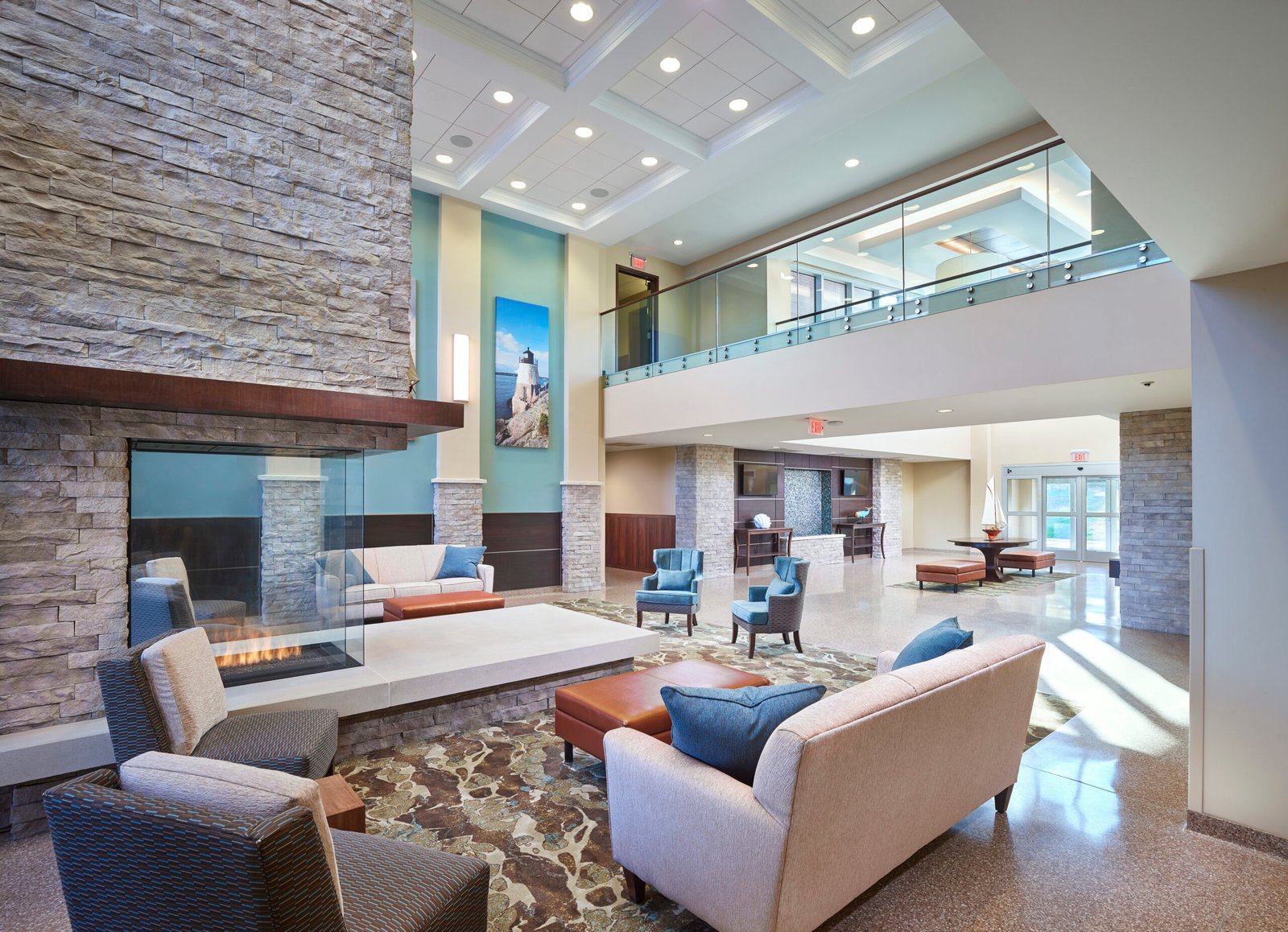 Bank Branch Interior